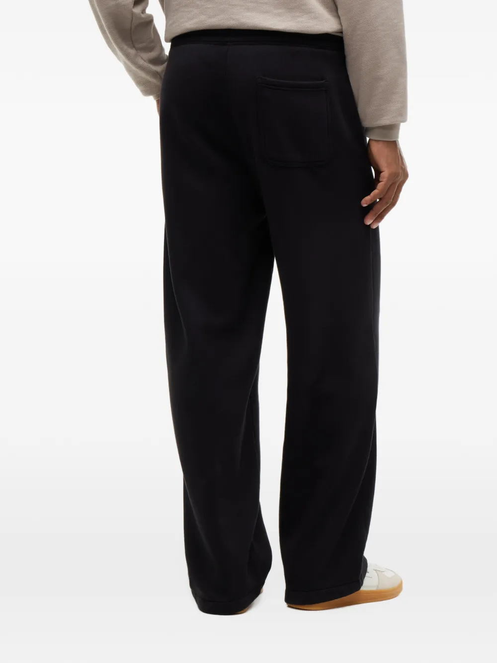 Tommy Hilfiger logo-patch drawstring track pants Zwart