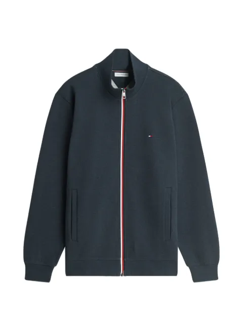 Tommy Hilfiger logo-embroidered zip-up track jacket