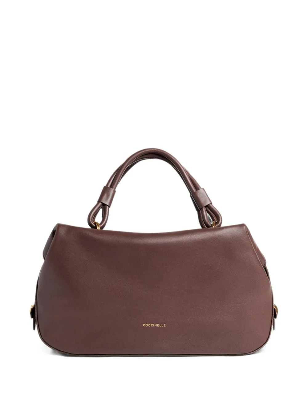 Coccinelle Kleine Lizzie leren shopper Bruin