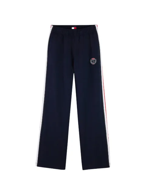 Tommy Hilfiger pants con parche del logo y rayas laterales