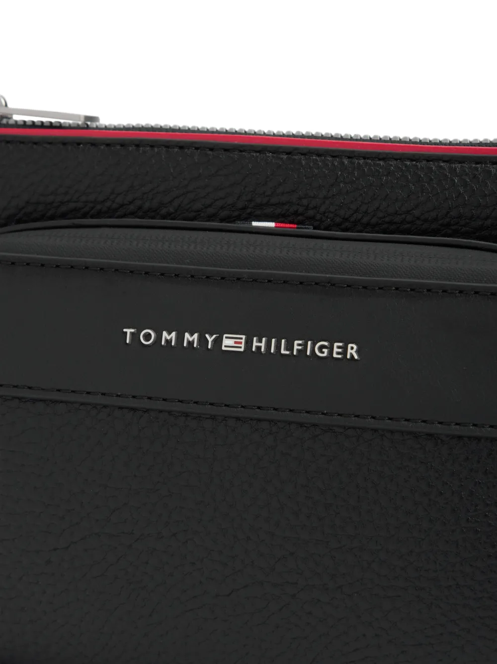 Tommy Hilfiger Messengertas met logoplakkaat Zwart