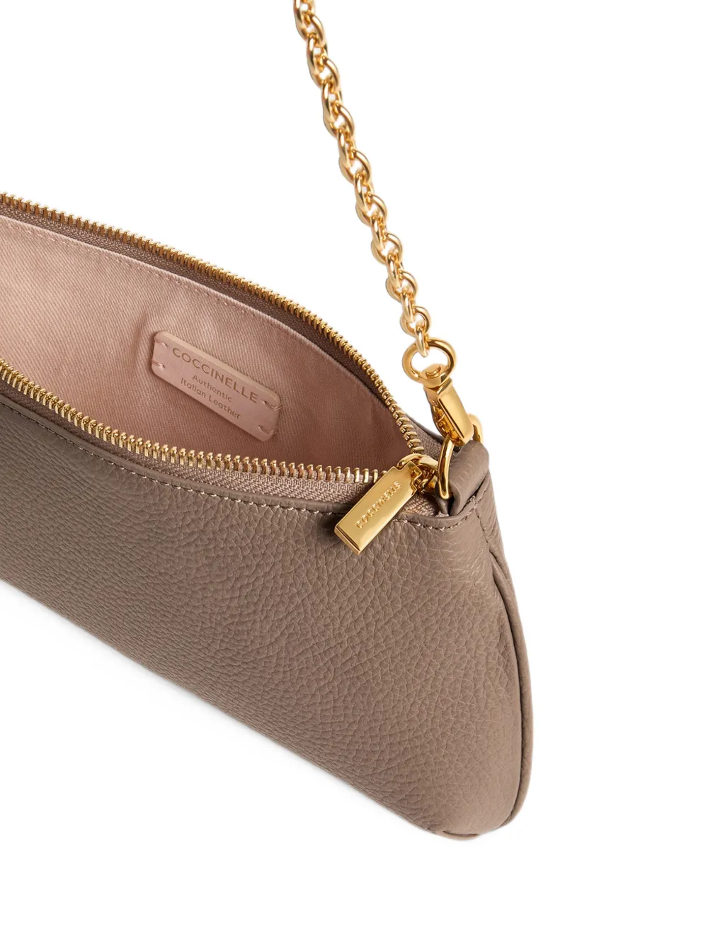 Coccinelle C-ME mini-schoudertas met textuur Beige