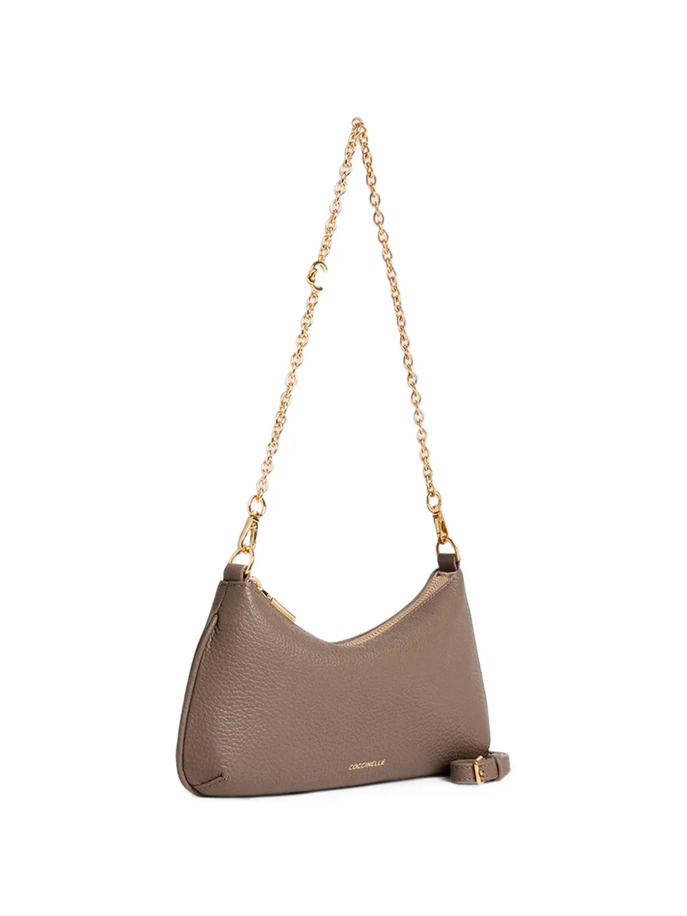 Coccinelle C-ME mini-schoudertas met textuur Beige