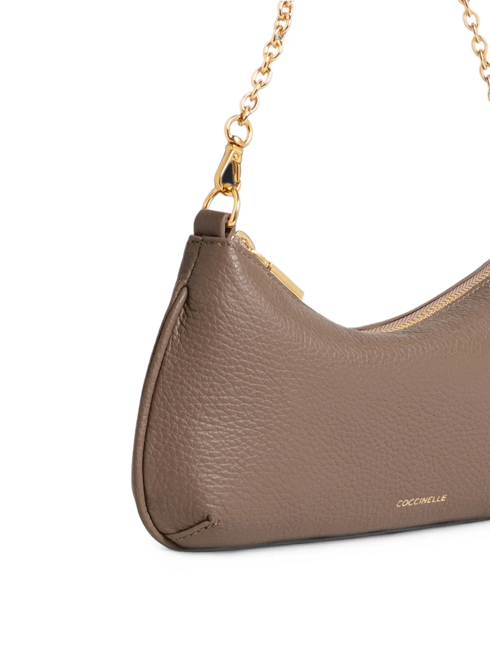 Coccinelle C-ME mini-schoudertas met textuur Beige