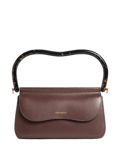 Coccinelle tote con efecto carey