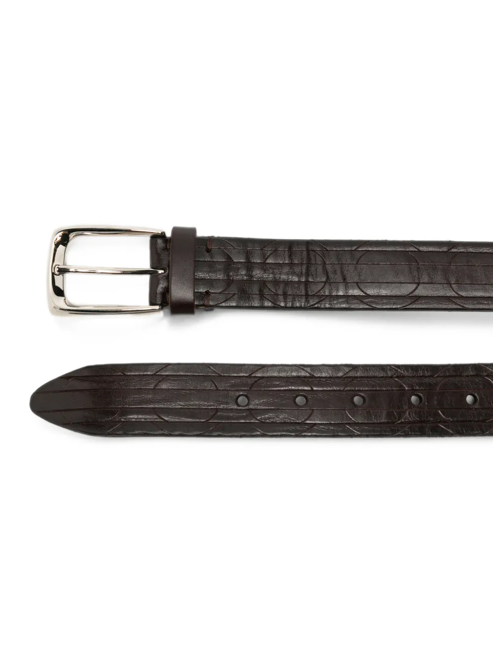 Brunello Cucinelli leather belt Bruin