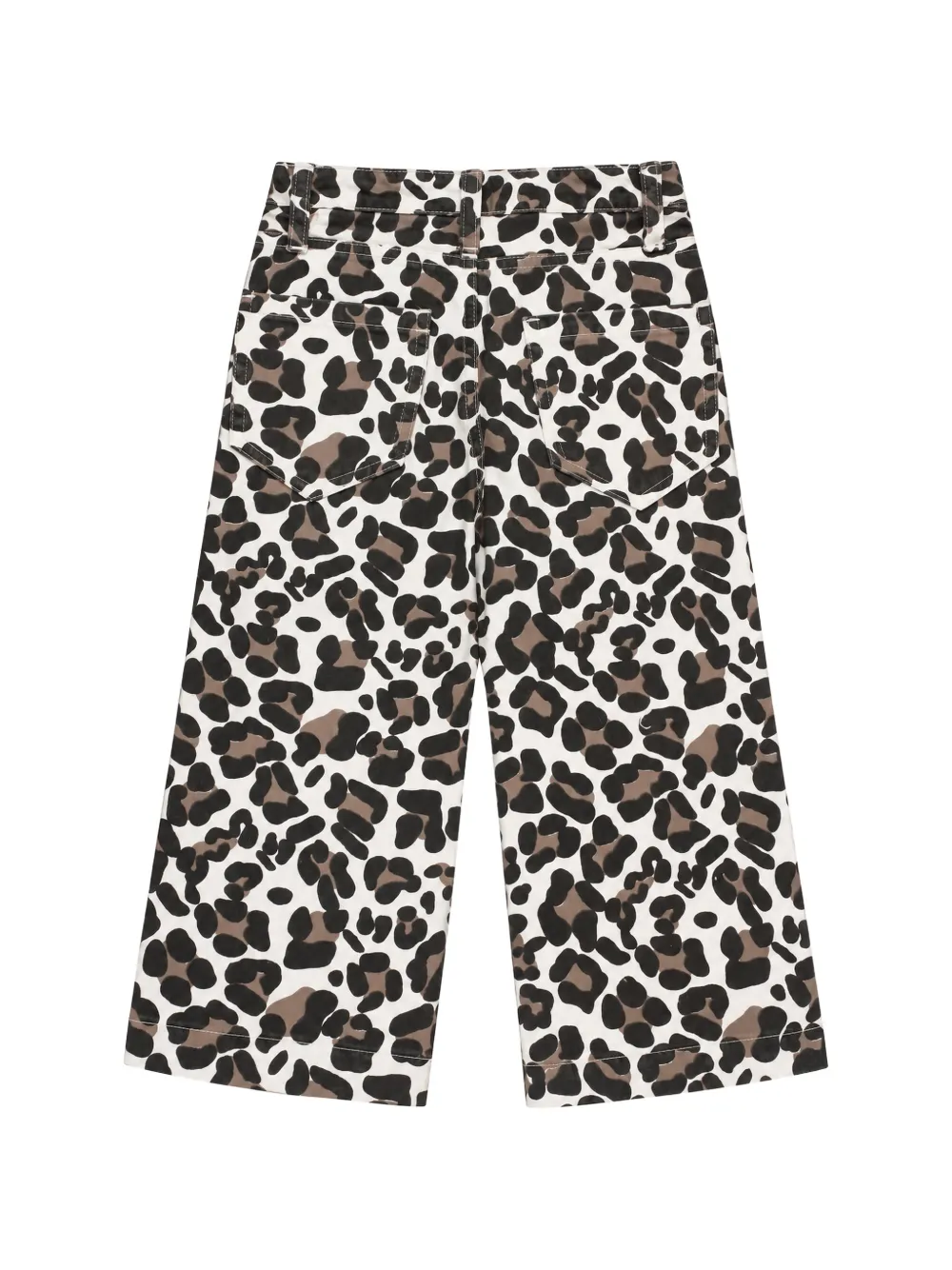 Miss Grant Kids Broek met luipaardprint Bruin