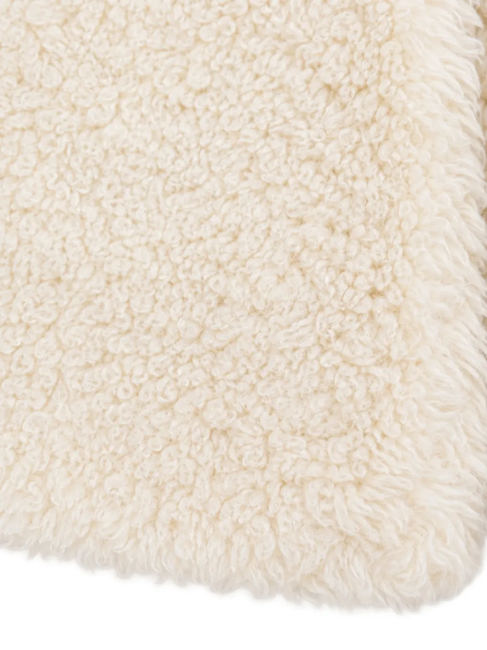 Miss Grant Kids Jas van imitatiebont Beige