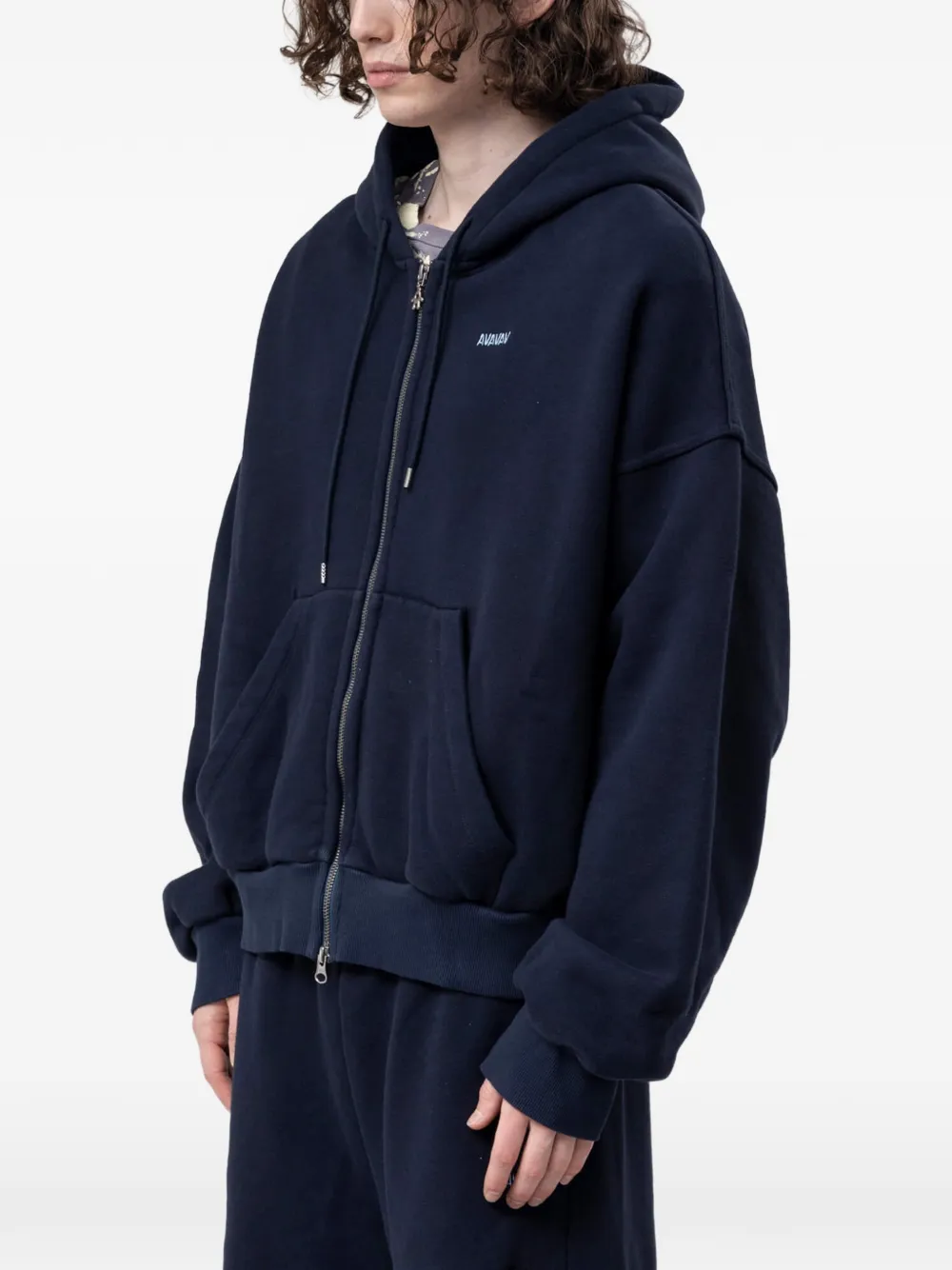 AVAVAV Hoodie met logoprint Blauw