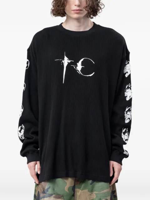 THUG CLUB Endless graphic-print long-sleeve T-shirt