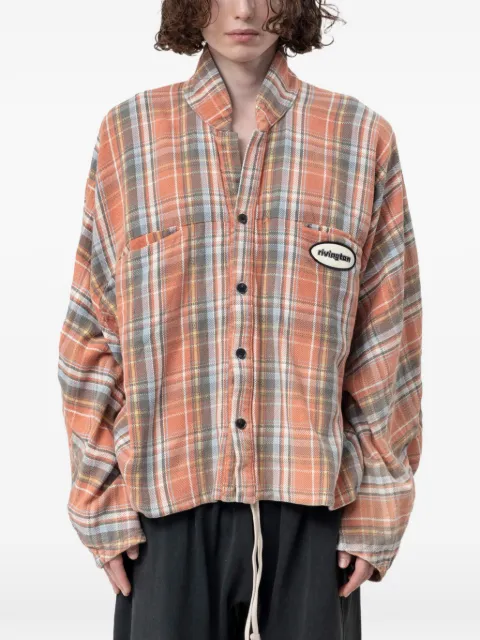 RRR123 Archival Plaid Nazarene shirt