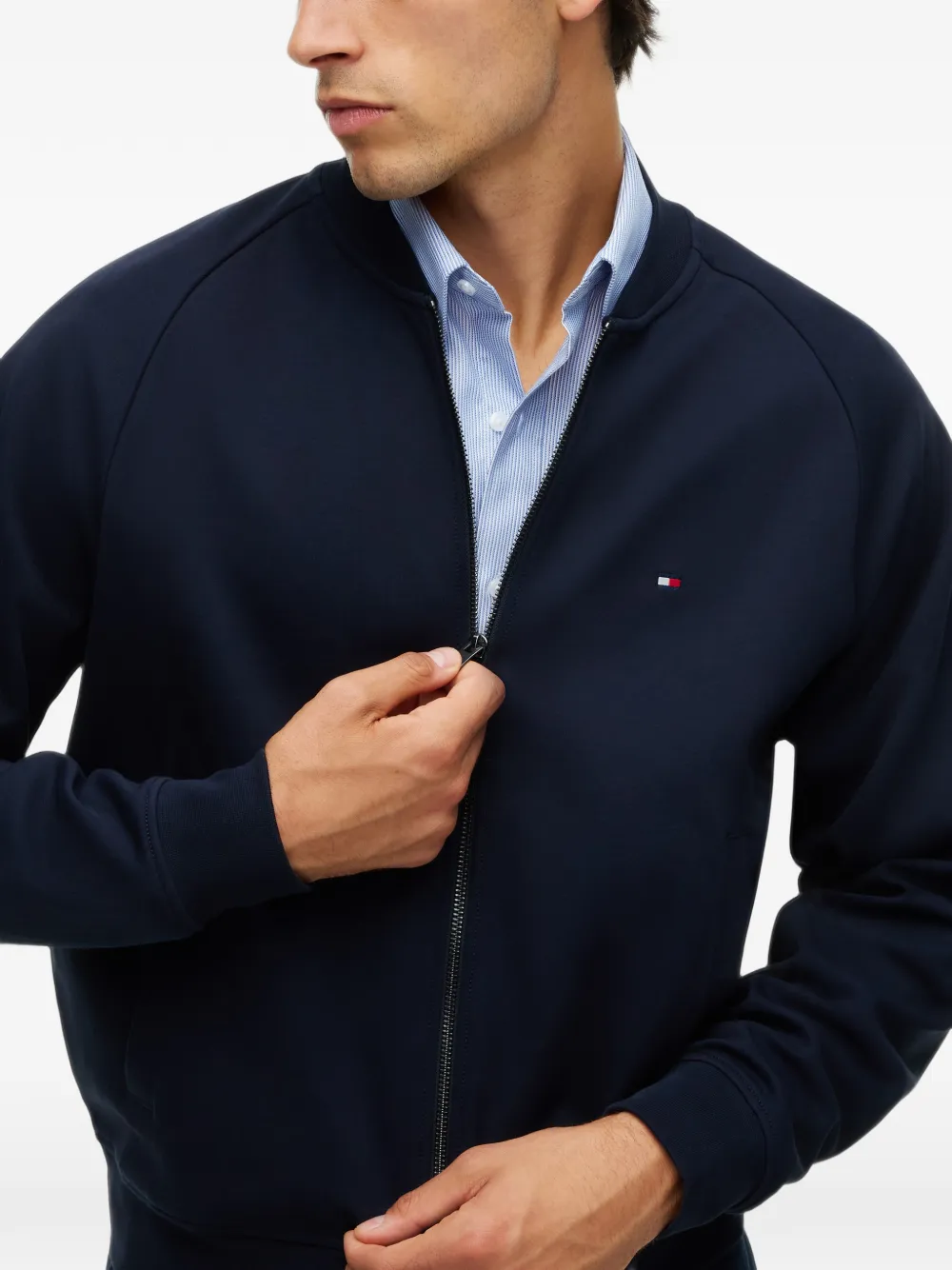 Tommy Hilfiger Bomberjack met raglan mouwen Blauw