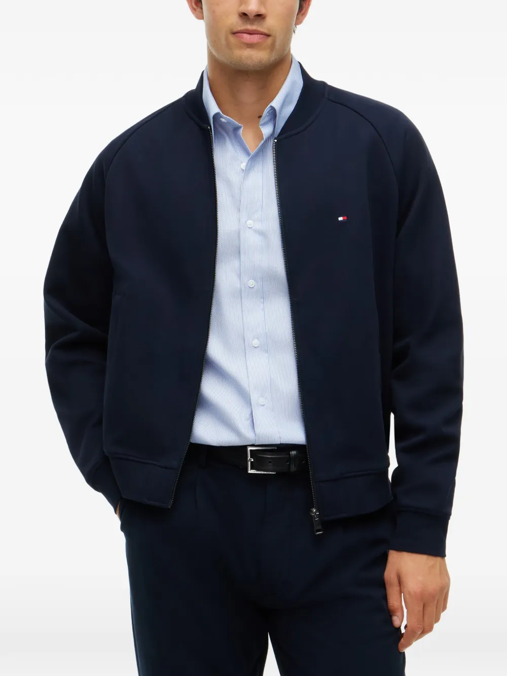 Tommy Hilfiger Bomberjack met raglan mouwen Blauw
