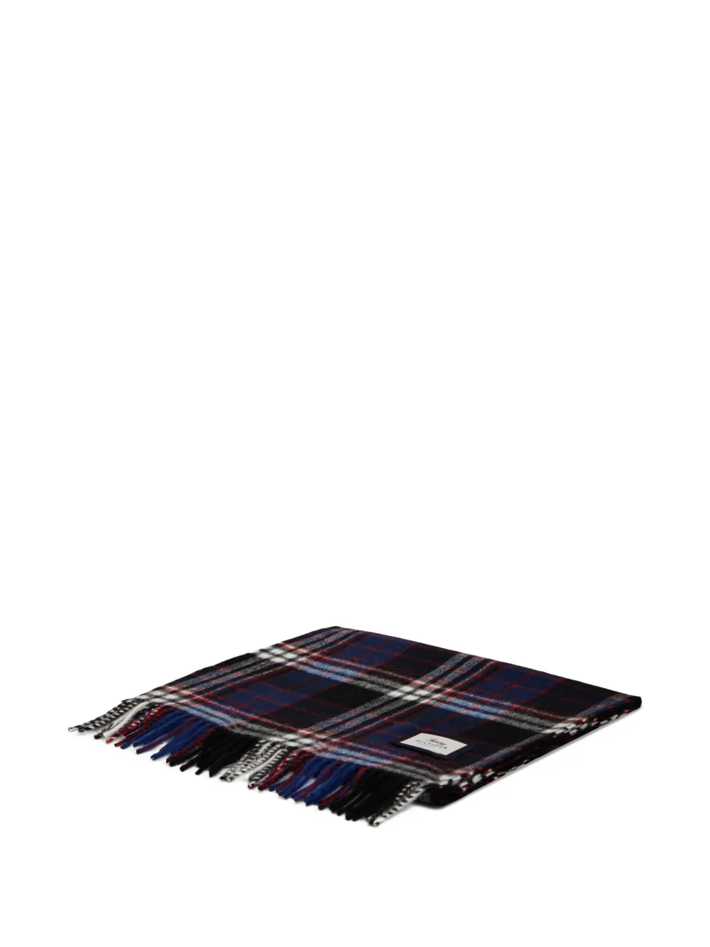 Tommy Hilfiger Geruite sjaal Blauw