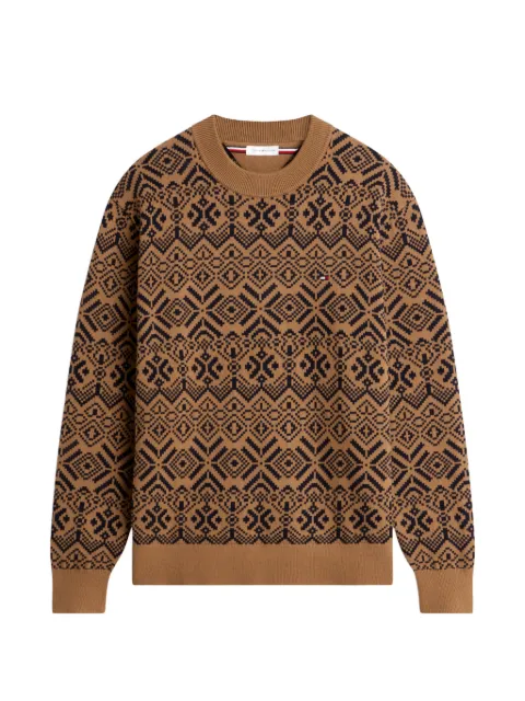 Tommy Hilfiger intarsia-knit sweater