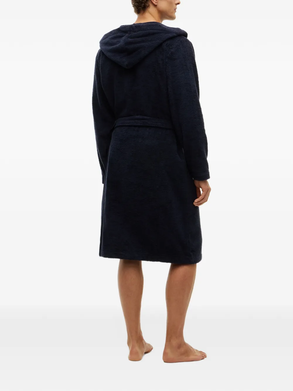 Tommy Hilfiger Badjas met logopatch Blauw