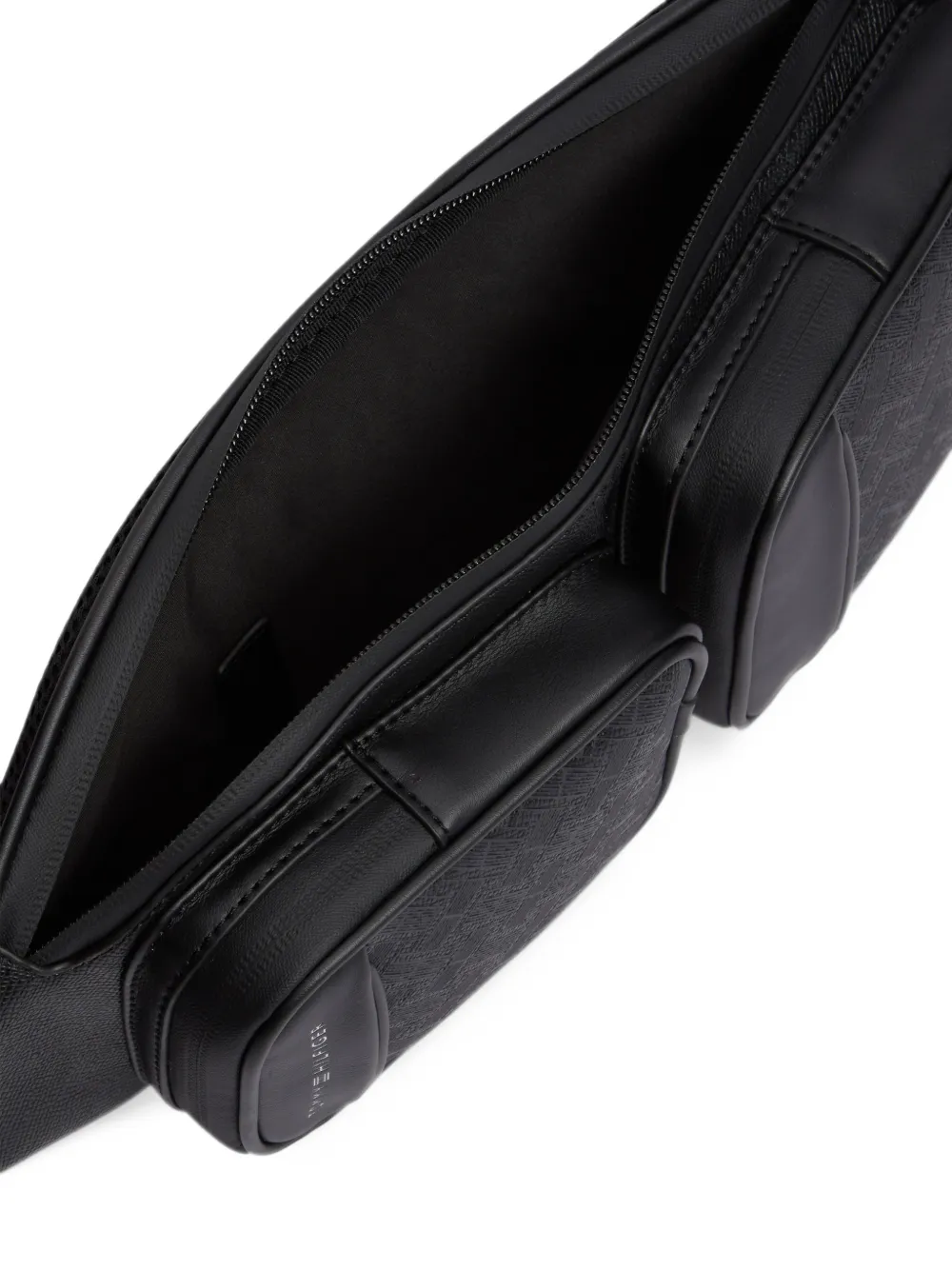 Tommy Hilfiger Slingtas met textuur Zwart