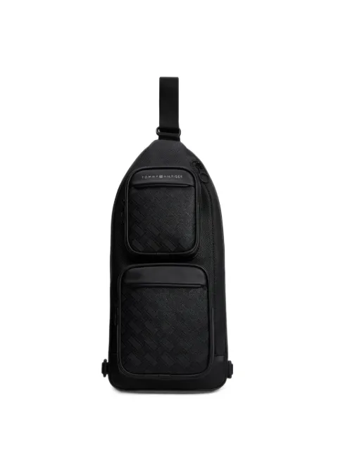 Tommy Hilfiger textured sling bag