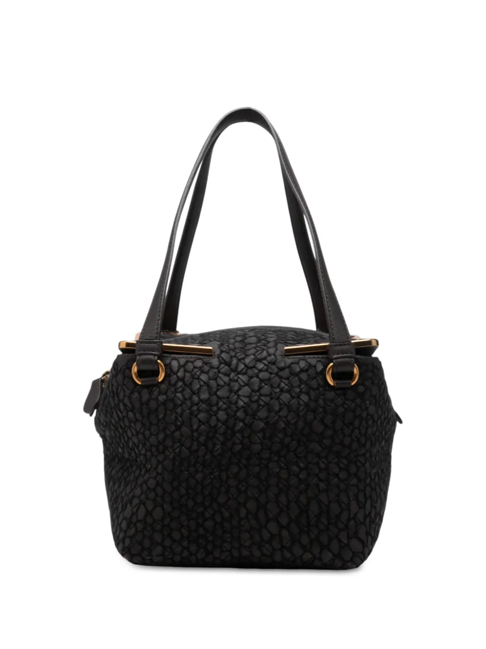 Bottega Veneta Pre-Owned 2012-2026 Nappa Intrecciato Square handbag - Schwarz