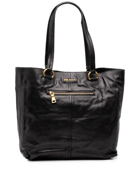 Prada Pre-Owned bolso shopper de piel de becerro suave 2010-2026
