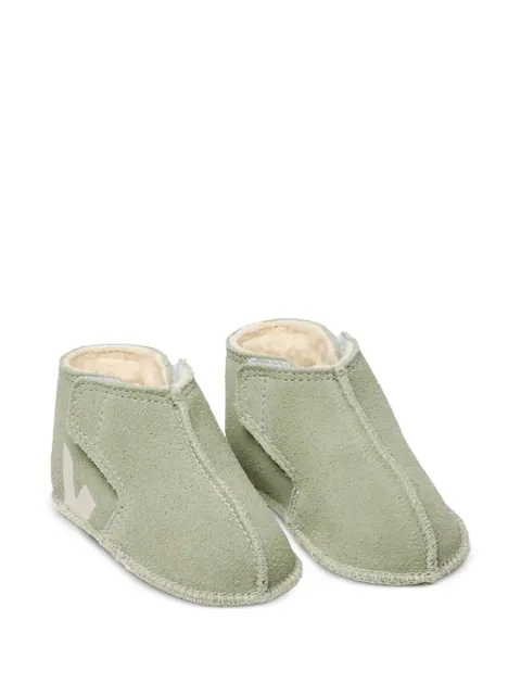 VEJA Kids Orso Fured suede ankle boots