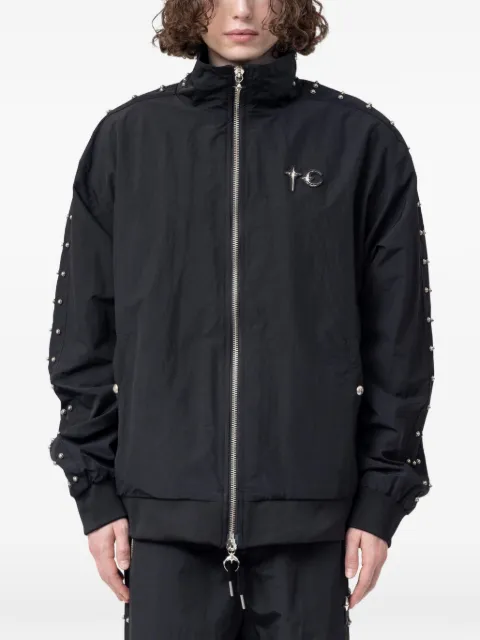 THUG CLUB Triple Line Stud track jacket
