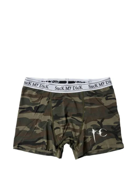 THUG CLUB bóxer con estampado militar
