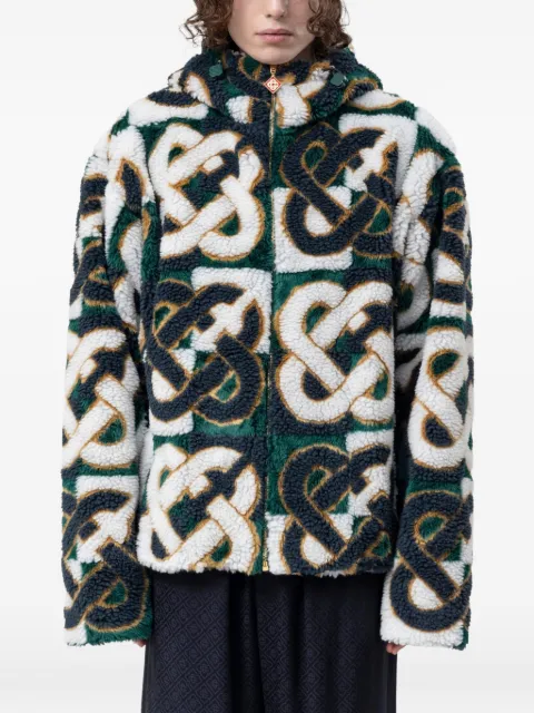 Casablanca Monogram fleece jacket