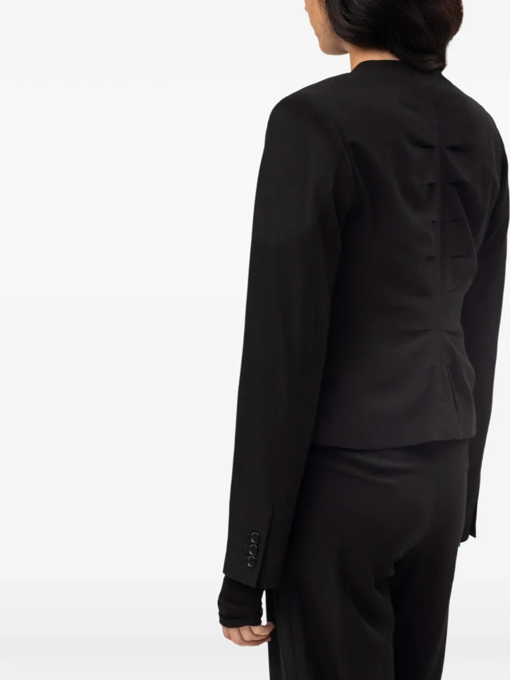 AVAVAV Bella pleated blazer Zwart