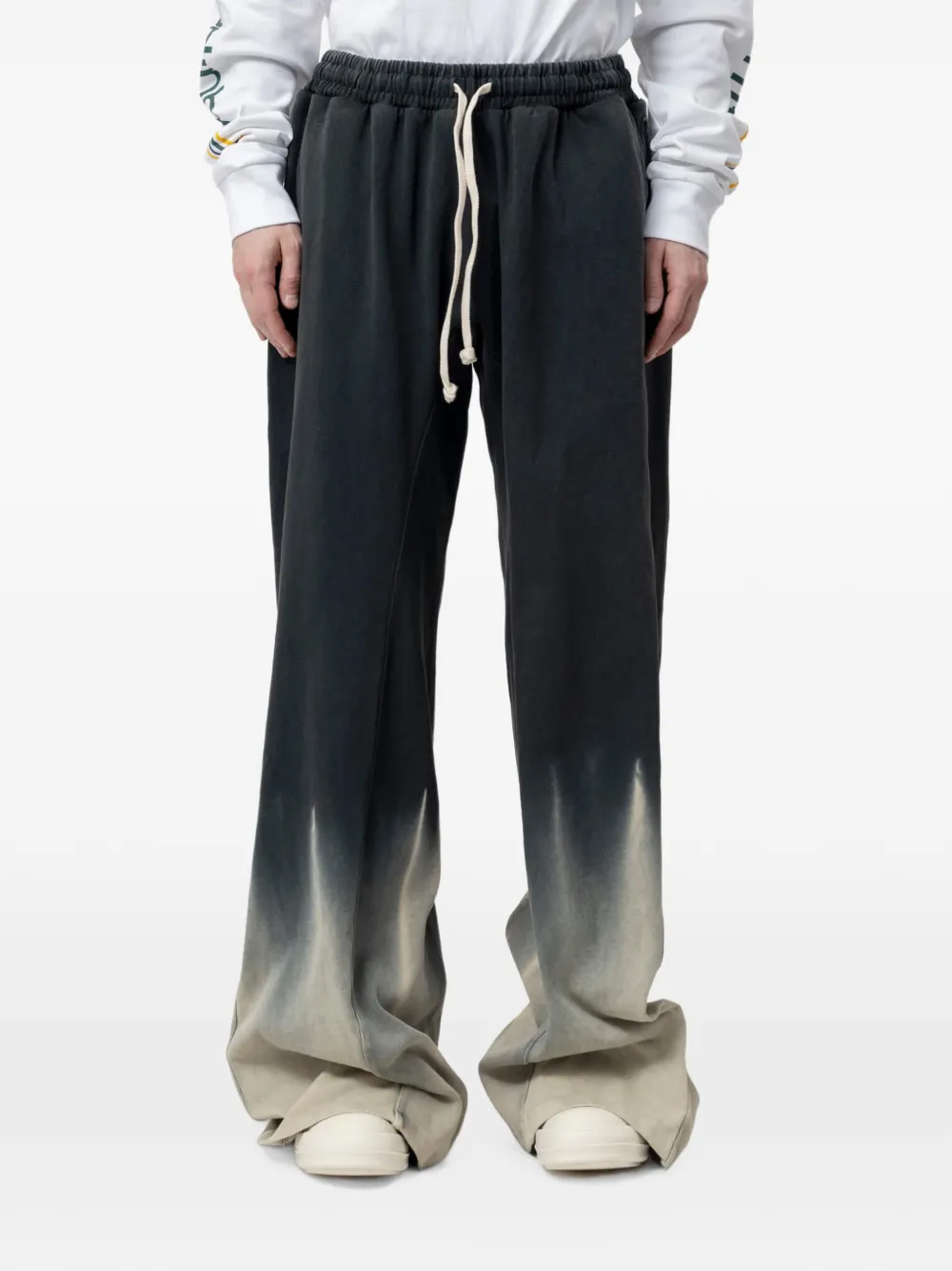 RRR123 Dark Country Faster Flight cotton track pants - Noir