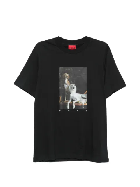 HUGO dog-print T-shirt