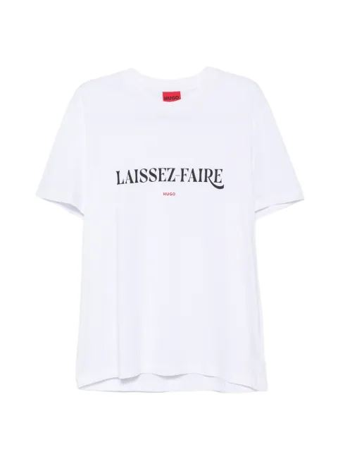 HUGO t-shirt à slogan imprimé