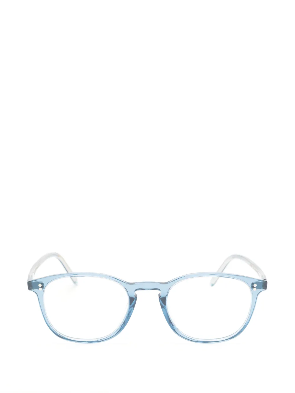 Oliver Peoples square-frame glasses Blauw