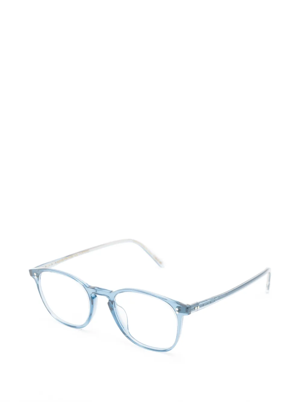Oliver Peoples square-frame glasses Blauw