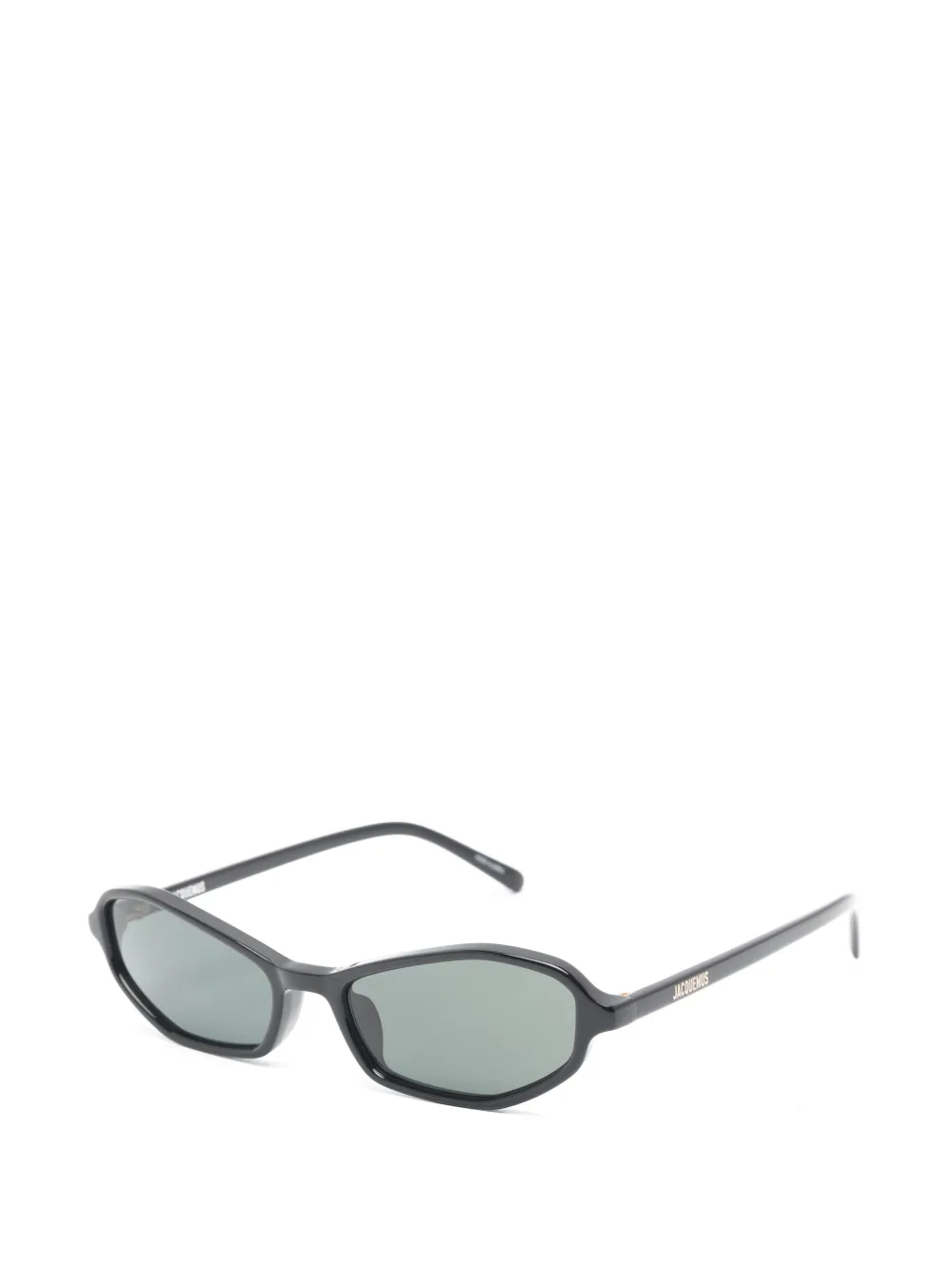 Jacquemus geometric-frame sunglasses Zwart