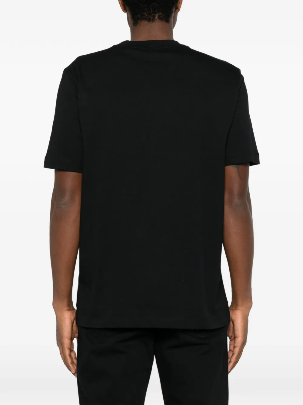 HUGO graphic-print T-shirt Zwart