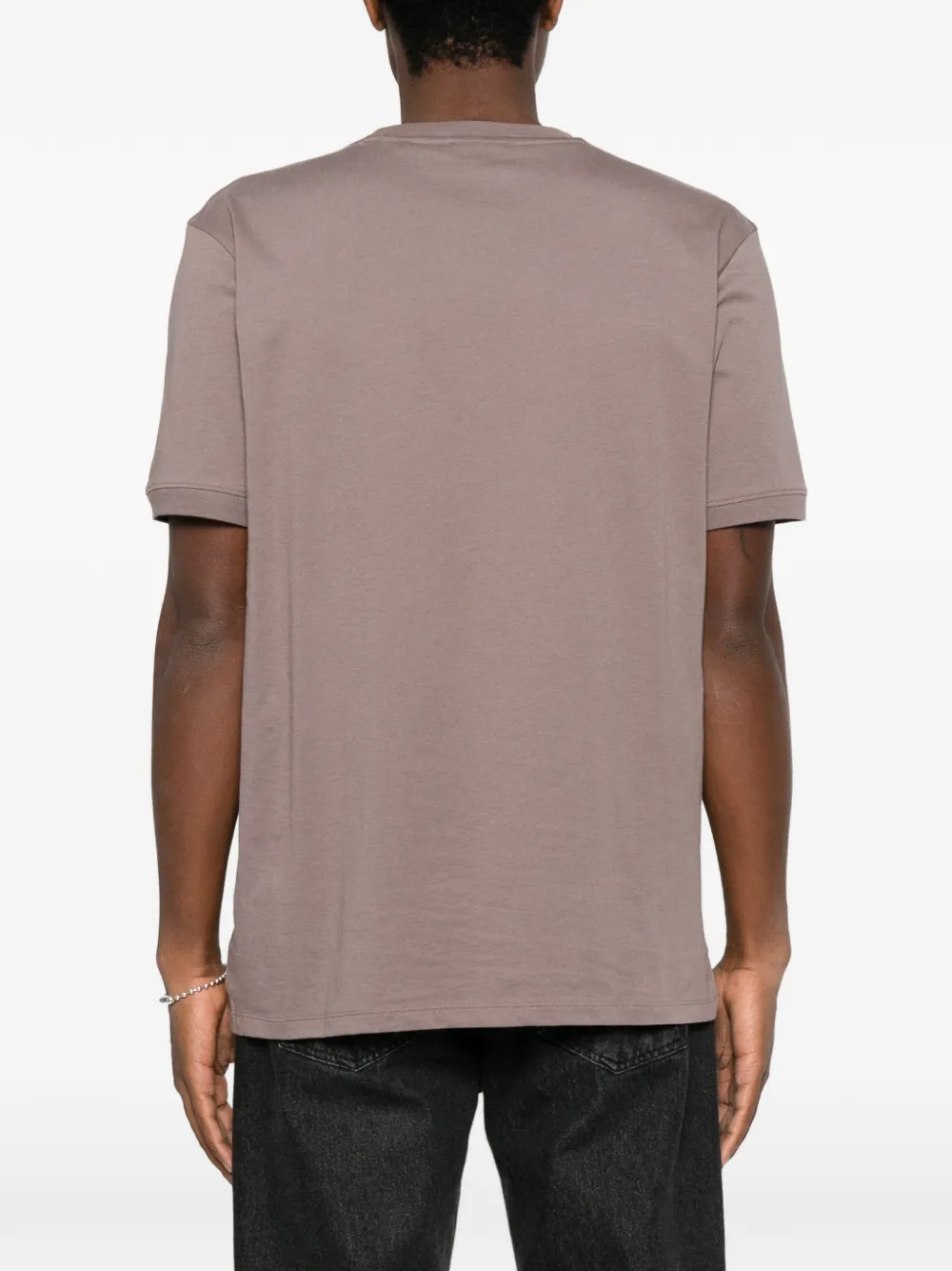 HUGO logo-patch T-shirt Bruin