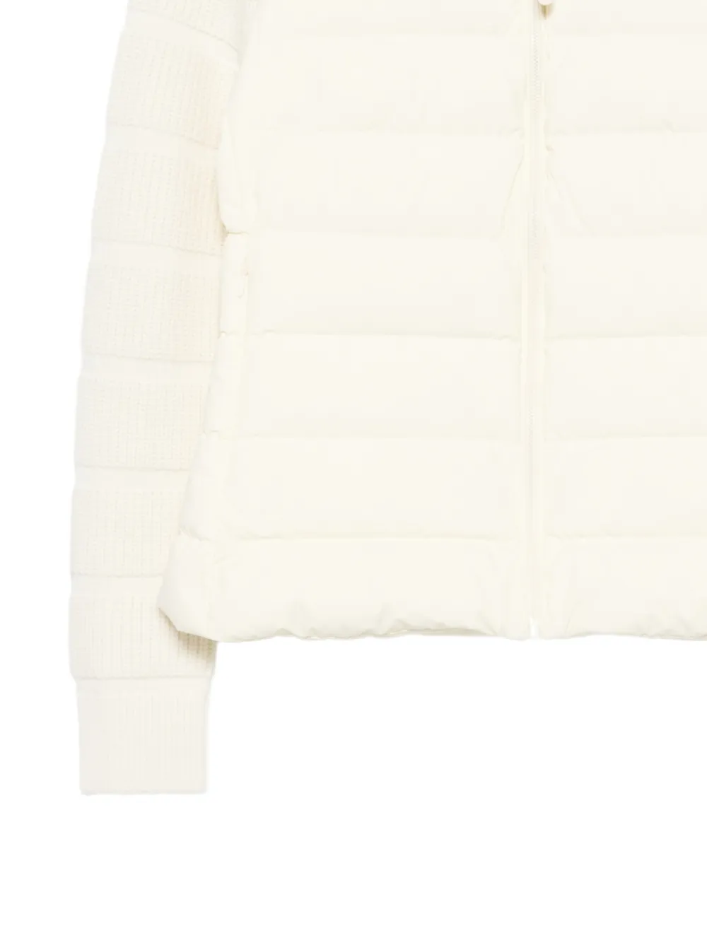 Mackage quilted panel-sleeved jacket Beige