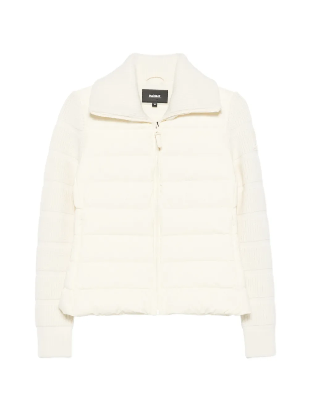 Mackage quilted panel-sleeved jacket - Neutrals