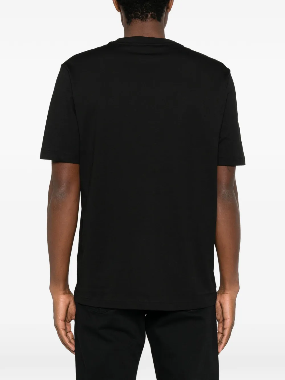 HUGO graphic-print T-shirt Zwart