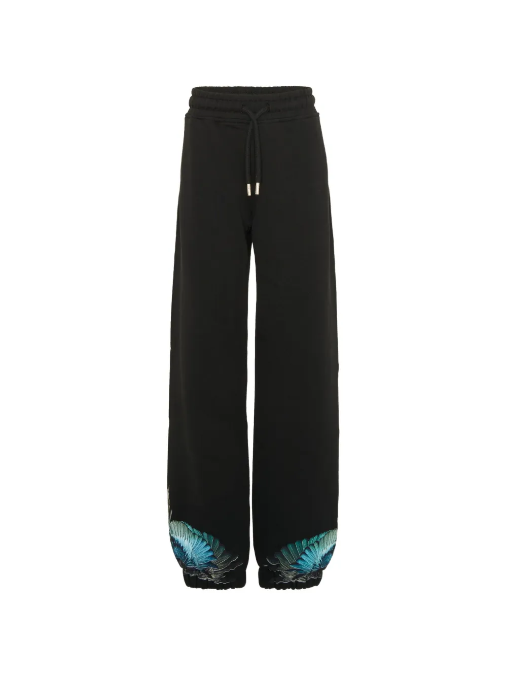COUNTY OF MILAN wings-print track pants - Nero