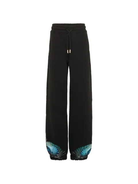 COUNTY OF MILAN KIDS pantalon de jogging à imprimé ailes