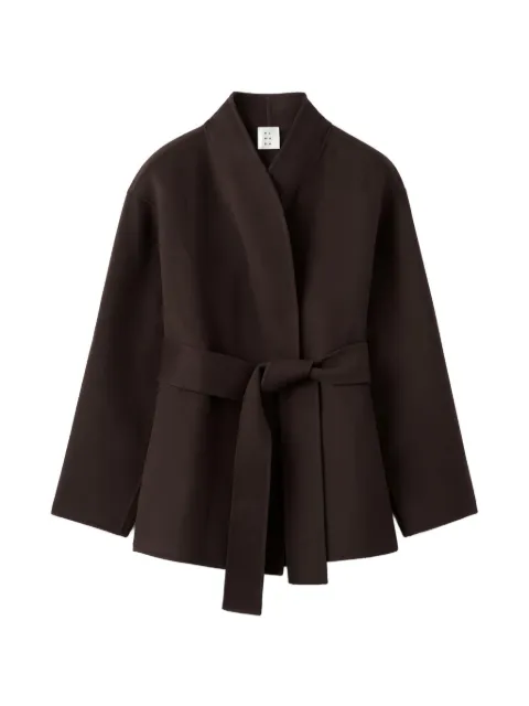 Almada Label Noorie belted single-breasted coat