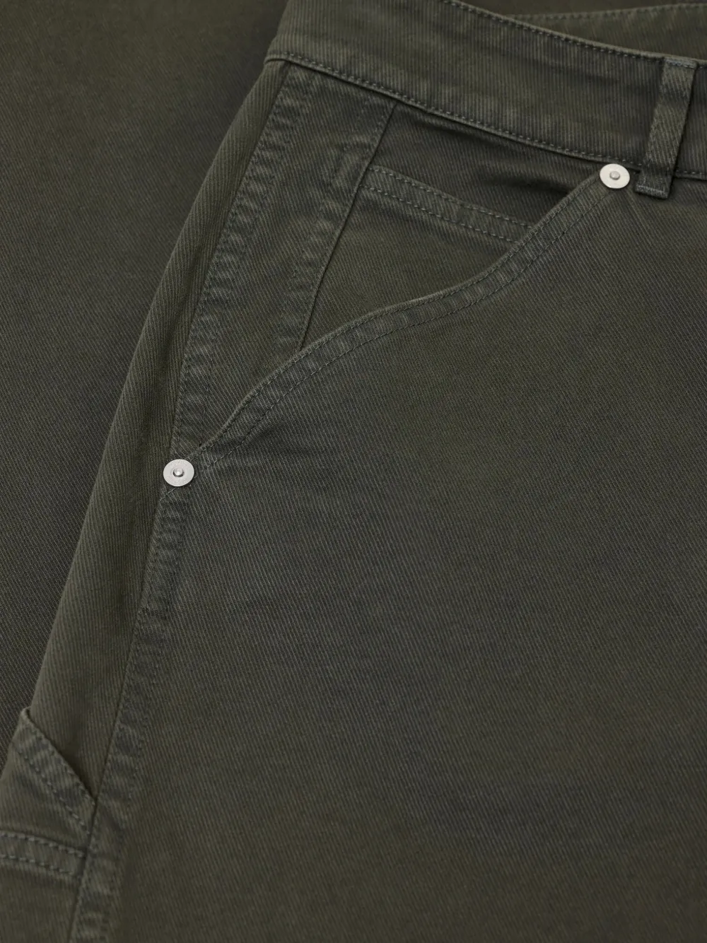 Closed Bouna mid-waist jeans met toelopende pijpen Groen