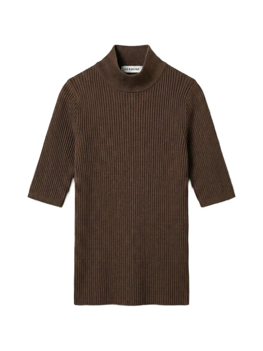 HERSKIND Wes high-neck sweater - Marron HERSKIND Wes high-neck sweater - Marron