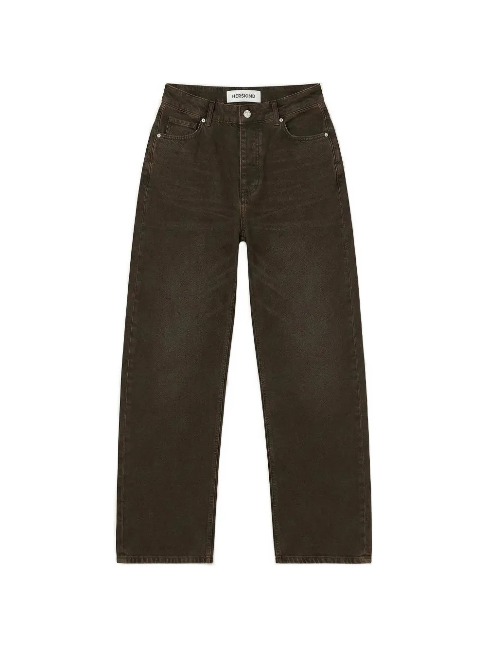 HERSKIND Lulu high-rise wide-leg jeans - Marron HERSKIND Lulu high-rise wide-leg jeans - Marron