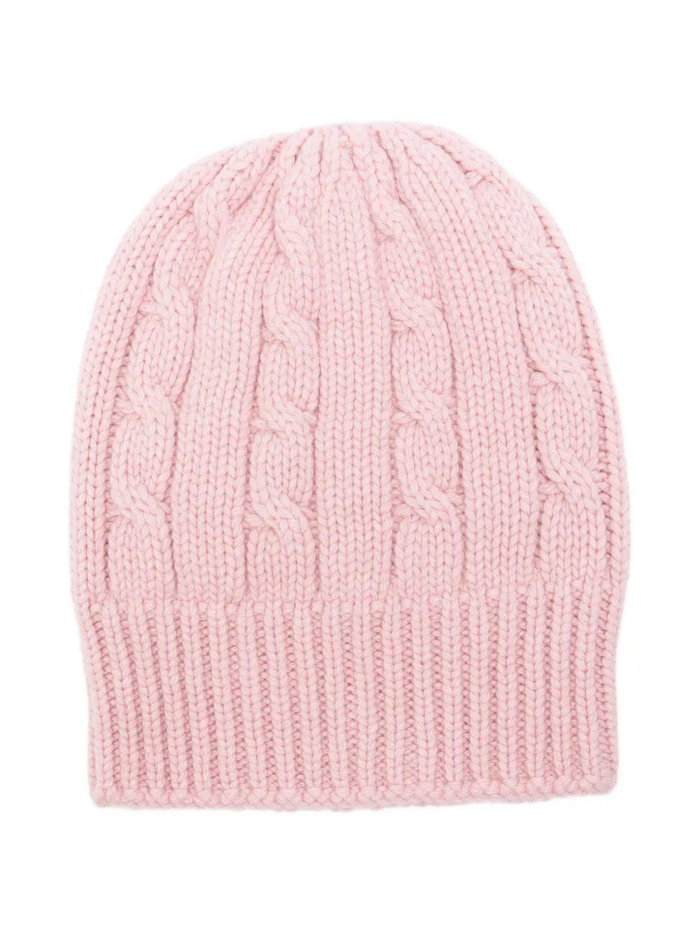 Cenere GB cable-knit beanie hat - Rose Cenere GB cable-knit beanie hat - Rose