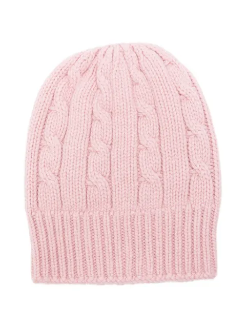 Cenere GB cable-knit beanie hat