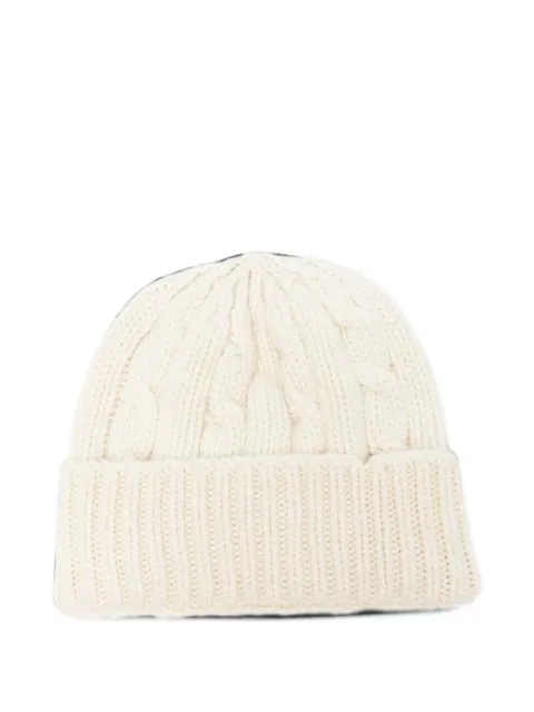 Cenere GB cable-knit beanie hat