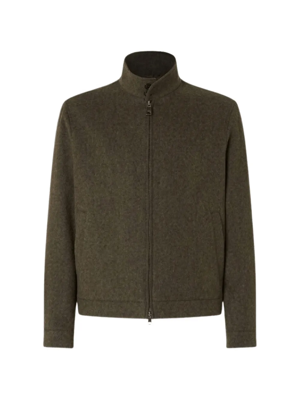 Zegna Jack met hoge hals Groen